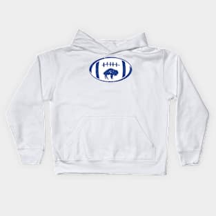 Classic Buffalo In The Ball Kids Hoodie